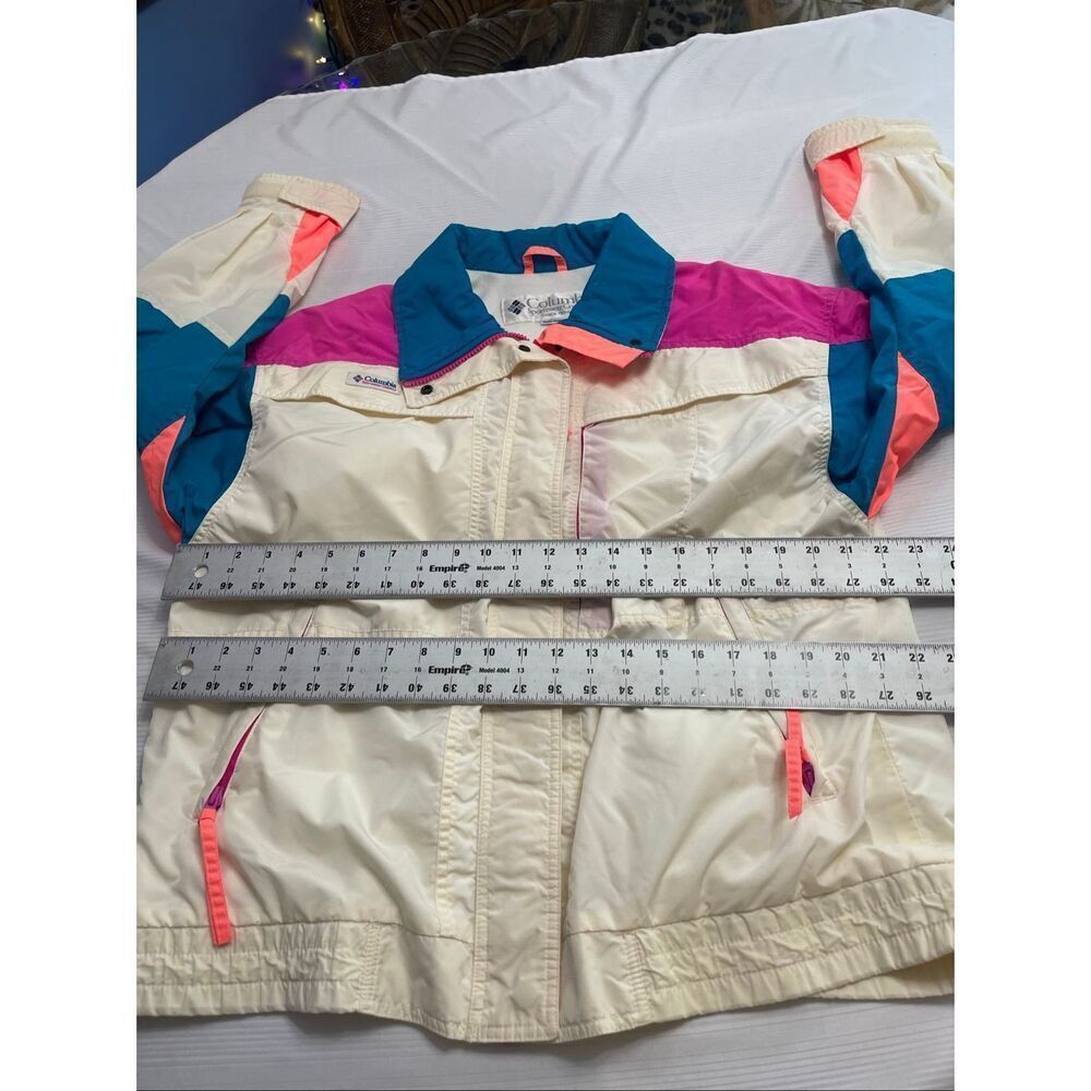 Columbia Radial Sleeve Vintage Colorblock Jacket Women’s Size Large - Picture 7 of 11
